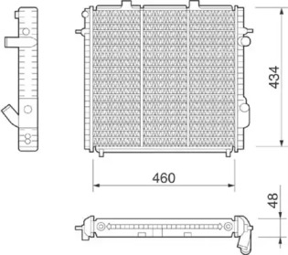 Теплообменник MAGNETI MARELLI 350213253000