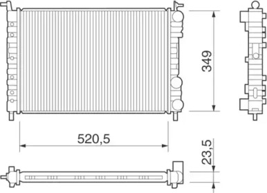 Теплообменник MAGNETI MARELLI 350213259000