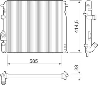 Теплообменник MAGNETI MARELLI 350213264000