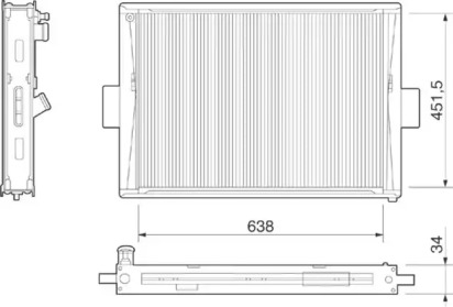 Теплообменник MAGNETI MARELLI 350213266000