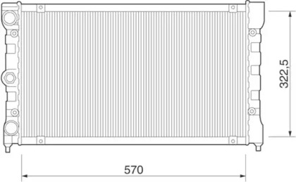 Теплообменник MAGNETI MARELLI 350213270000