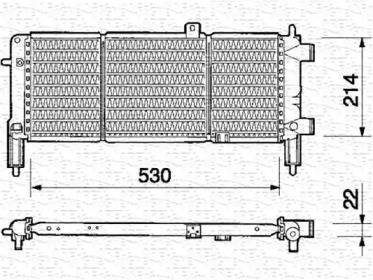 Теплообменник MAGNETI MARELLI 350213323000