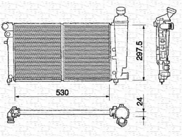 Теплообменник MAGNETI MARELLI 350213372000