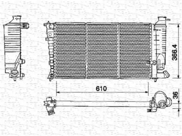 Теплообменник MAGNETI MARELLI 350213376000