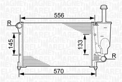 Теплообменник MAGNETI MARELLI 350213381000