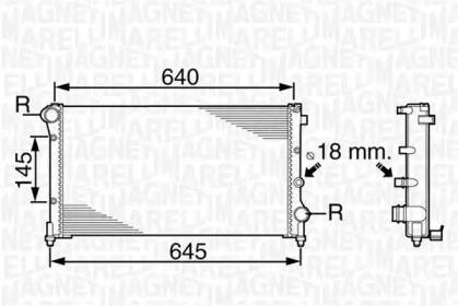 Теплообменник MAGNETI MARELLI 350213382000