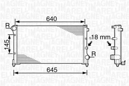 Теплообменник MAGNETI MARELLI 350213383000