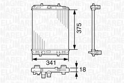 Теплообменник MAGNETI MARELLI 350213391000