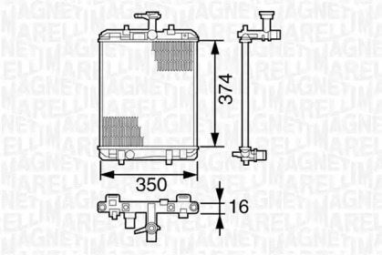 Теплообменник MAGNETI MARELLI 350213392000