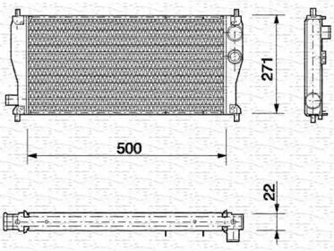 Теплообменник MAGNETI MARELLI 350213411000