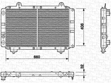 Теплообменник MAGNETI MARELLI 350213453000