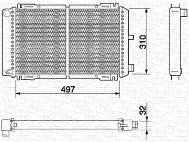 Теплообменник MAGNETI MARELLI 350213460000