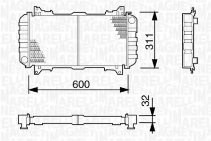 Теплообменник MAGNETI MARELLI 350213479000