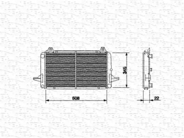 Теплообменник MAGNETI MARELLI 350213489000