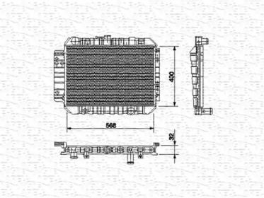 Теплообменник MAGNETI MARELLI 350213516000