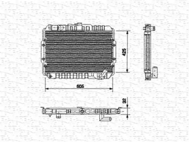 Теплообменник MAGNETI MARELLI 350213551000