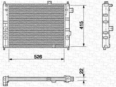 Теплообменник MAGNETI MARELLI 350213559000