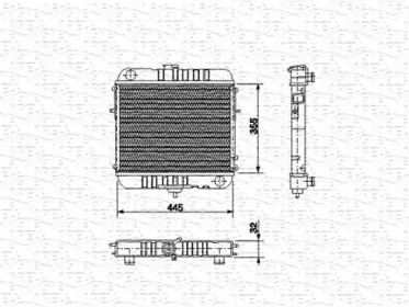 Теплообменник MAGNETI MARELLI 350213573000