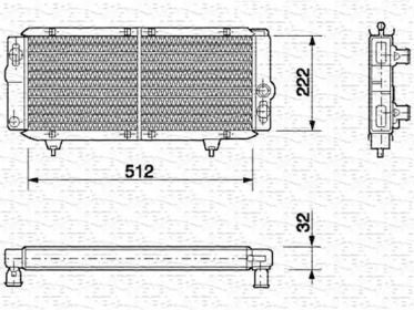 Теплообменник MAGNETI MARELLI 350213594000