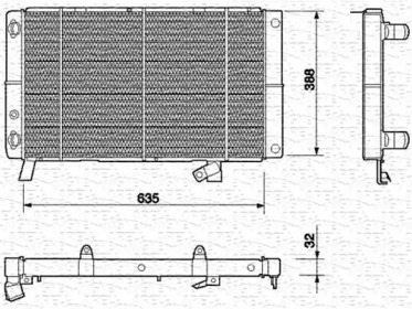 Теплообменник MAGNETI MARELLI 350213603000