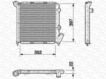 Теплообменник MAGNETI MARELLI 350213613000