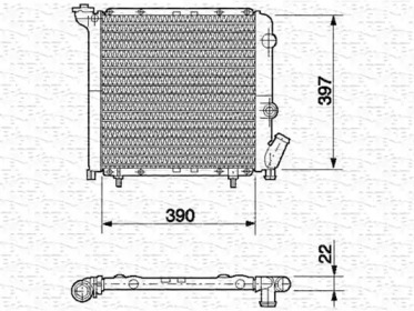 Теплообменник MAGNETI MARELLI 350213615000