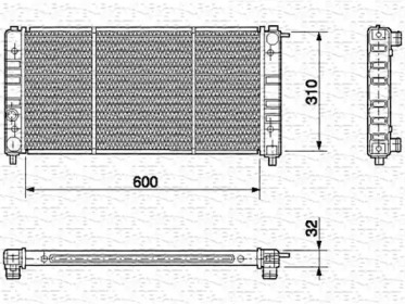 Теплообменник MAGNETI MARELLI 350213636000