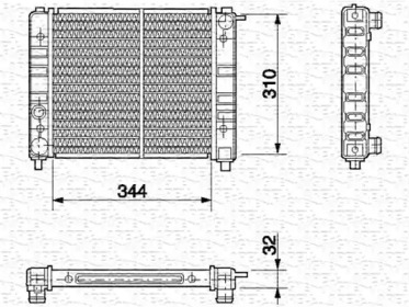 Теплообменник MAGNETI MARELLI 350213637000