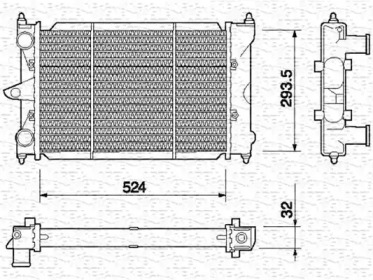 Теплообменник MAGNETI MARELLI 350213652000