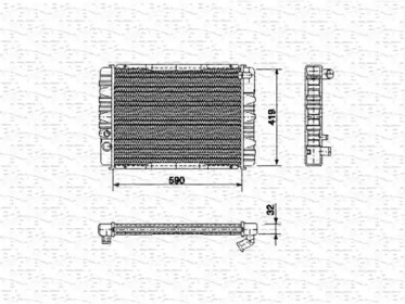 Теплообменник MAGNETI MARELLI 350213656000