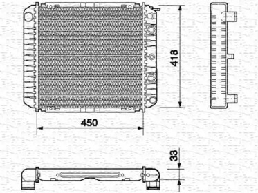 Теплообменник MAGNETI MARELLI 350213659000