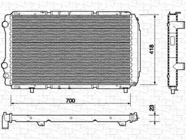 Теплообменник MAGNETI MARELLI 350213706000