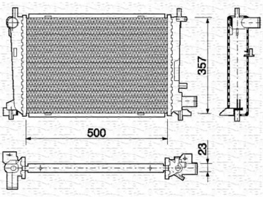 Теплообменник MAGNETI MARELLI 350213711000