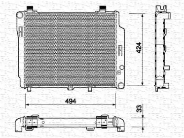 Теплообменник MAGNETI MARELLI 350213714000