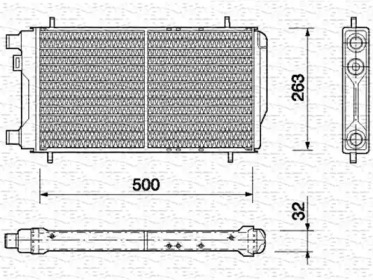 Теплообменник MAGNETI MARELLI 350213723000