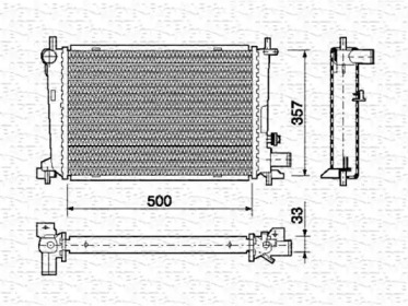 Теплообменник MAGNETI MARELLI 350213725000