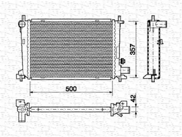 Теплообменник MAGNETI MARELLI 350213726000