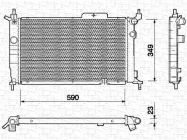 Теплообменник MAGNETI MARELLI 350213729000