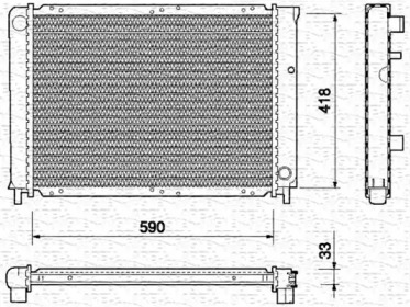 Теплообменник MAGNETI MARELLI 350213735000