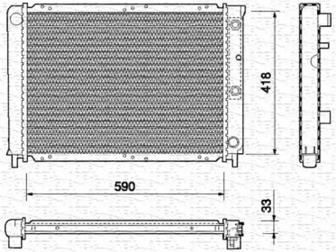 Теплообменник MAGNETI MARELLI 350213736000