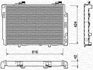 Теплообменник MAGNETI MARELLI 350213743000