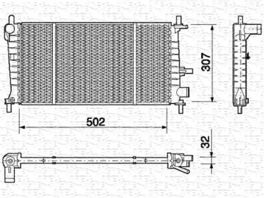 Теплообменник MAGNETI MARELLI 350213748000