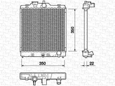 Теплообменник MAGNETI MARELLI 350213749000