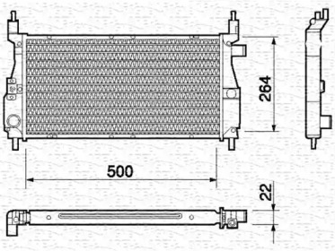 Теплообменник MAGNETI MARELLI 350213759000