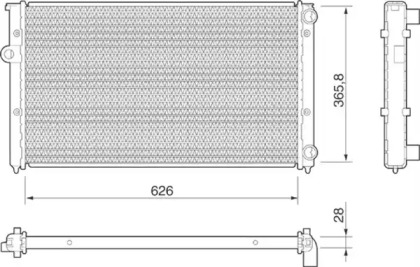 Теплообменник MAGNETI MARELLI 350213810000