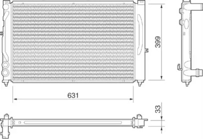 Теплообменник MAGNETI MARELLI 350213811000