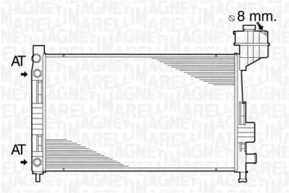 Теплообменник MAGNETI MARELLI 350213822000