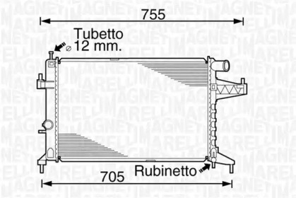 Теплообменник MAGNETI MARELLI 350213824000