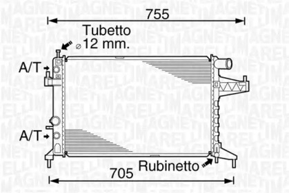 Теплообменник MAGNETI MARELLI 350213825000