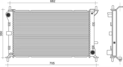 Теплообменник MAGNETI MARELLI 350213908000